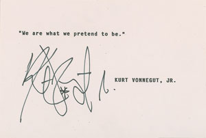 Lot #542 Kurt Vonnegut - Image 1