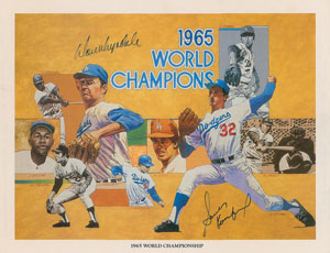 Lot #930 Sandy Koufax and Don Drysdale - Image 1