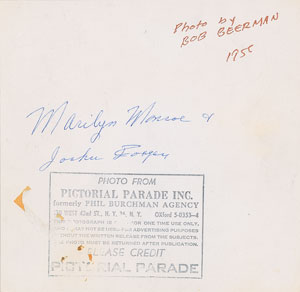 Lot #762 Marilyn Monroe and Joshua Logan - Image 2