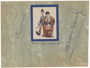 Lot #748  Laurel and Hardy