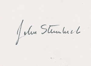 Lot #538 John Steinbeck - Image 1