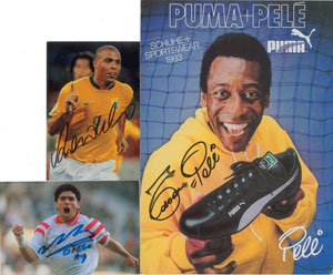 Lot #937  South American Soccer Stars - Image 1