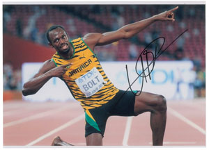Lot #907 Usain Bolt - Image 1