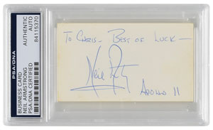 Lot #410 Neil Armstrong - Image 1