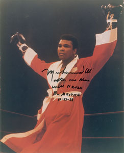 Lot #904 Muhammad Ali