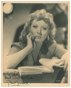 Lot #738 Greer Garson - Image 1