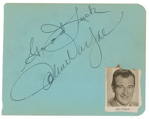 Lot #710 John Wayne