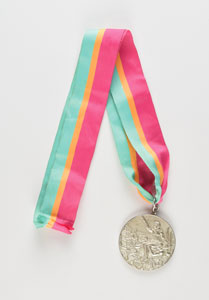 Lot #8490  Los Angeles 1984 Summer Olympics Silver Winner’s Medal - Image 3