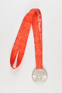 Lot #8491  Beijing 2008 Summer Olympics Silver Winner’s Medal - Image 3