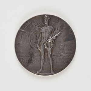 Lot #8488  Antwerp 1920 Summer Olympics Silver Winner’s Medal - Image 1