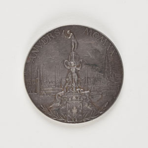 Lot #8488  Antwerp 1920 Summer Olympics Silver Winner’s Medal - Image 2