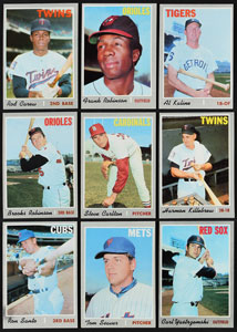 Lot #8134  1970 Topps Baseball Complete Set (720) with (6) PSA - Image 2