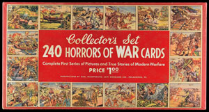Lot #8228  1938 Gum, Inc. Horrors of War HIGH GRADE Complete Set of 240 with (41) PSA Graded Cards and the Original Box! - Image 6