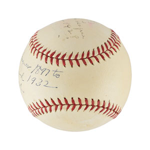 Lot #8229 Spectacular 
Dual Autographed Baseball  -  Ty Cobb and Honus Wagner - Image 6