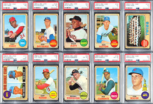 Lot #8111  1968 O-Pee-Chee Complete Set (196) Highlighted by the Nolan Ryan Rookie - Image 1