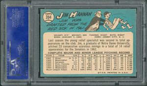 Lot #8100  1965 Topps #394 Jim Hannan - PSA GEM MINT 10 - Image 2