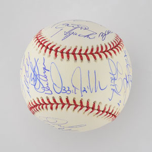 Lot #8276  Chicago White Sox 2005 World Series Champions Team Signed Baseball with 26 Signatures - Image 1