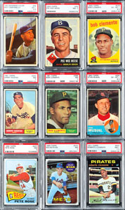 Lot #8047  1950s-70s Topps and Bowman PSA Graded