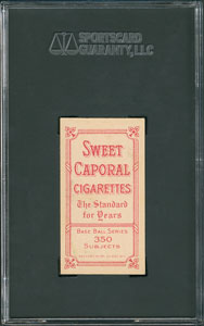 Lot #8016  1910 T206 Sweet Caporal Home Run Baker - SGC NM+ 7.5 - Image 2