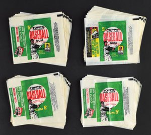 Lot #8203  1962 Topps Baseball Wrapper Collection