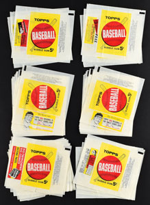 Lot #8204  1963 Topps Baseball Wrapper Collection (35) - Image 1