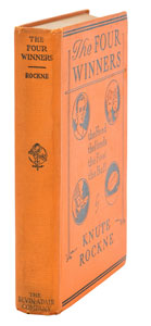 Lot #8470 Knute Rockne Signed 1925 Hardcover Edition of 'The Four Winners' - Image 2