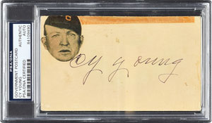 Lot #8352 Cy Young Signature - Image 1