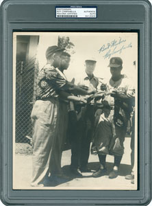 Lot #8377 Roy Campanella 1954 Signed Photograph - PSA/DNA - Image 1
