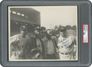 Lot #8405 Babe Ruth Signed Photograph - PSA/DNA - Image 1