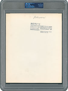 Lot #8402 Jackie Robinson Signed Photograph - PSA/DNA MINT 9 - Image 2