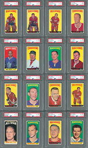 Lot #8179  1964 Topps Hockey PSA HIGH GRADE Collection (16) - Image 1