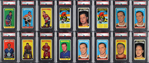 Lot #8177  1964 Topps Hockey Collection of (244) Cards with 33 PSA Graded - Image 2