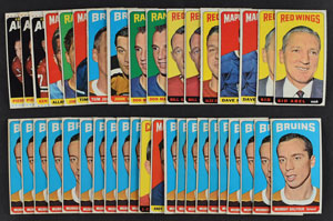 Lot #8177  1964 Topps Hockey Collection of (244) Cards with 33 PSA Graded - Image 3