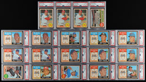 Lot #8114  1968 Topps Baseball Vending Box of 400+ cards with (47) PSA Graded - Image 2