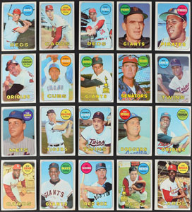 Lot #8123  1969 Topps Complete Set with (8) PSA Graded - Image 2