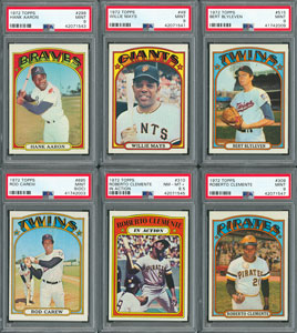 Lot #8147  1972 Topps Complete Set with (14) PSA