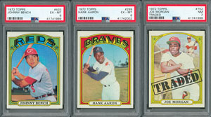 Lot #8147  1972 Topps Complete Set with (14) PSA Graded - Image 3