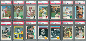 Lot #8151  1973 Topps HIGH GRADE Complete Set with