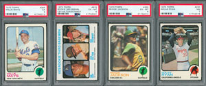 Lot #8151  1973 Topps HIGH GRADE Complete Set with (14) PSA Graded - Image 2