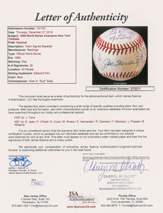 Lot #8261  1999 New York Yankees World Champions Team Signed Baseball with Jeter - Image 6