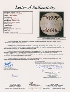 Lot #8281 Casey Stengel Single Signed Baseball - Image 3