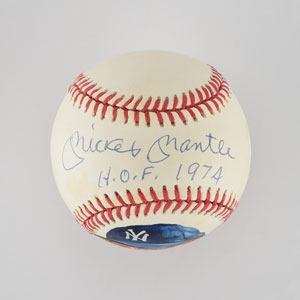 Lot #8264 Mickey Mantle 