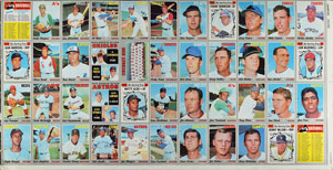 Lot #8137  1970 Topps Baseball Uncut Sheets (3) - Image 3