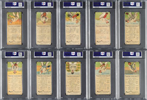 Lot #8024  1911 T201 Mecca Double Folders PSA Completely Graded Set (50) - Image 4