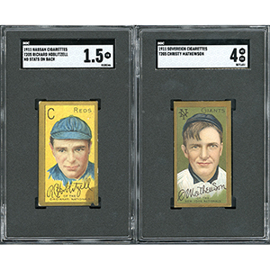 Lot #8025  1911 T205 Complete SGC Fully Graded Set with  Variations including Hoblitzel (No Stats) - 220 Cards - Image 3