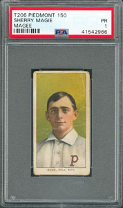 Lot #8029  1911 T206 White Border Near Complete Set with (32) PSA Graded - with Magie, Demmitt and O'Hara! - Image 13
