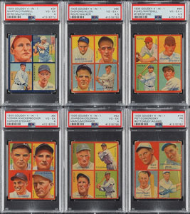 Lot #8034  1935 Goudey PSA Completely Graded Set of (36) Cards - Image 3