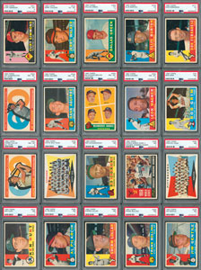 Lot #8076  1960 Topps Complete Set of 572 Cards including(46) PSA Graded with a PSA 8 Yaz RC! - Image 2