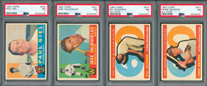 Lot #8076  1960 Topps Complete Set of 572 Cards including(46) PSA Graded with a PSA 8 Yaz RC! - Image 3