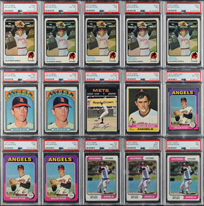 Lot #8131  1969-1980s Nolan Ryan Collection with (25) PSA Graded - Over 100 Total Cards! - Image 2